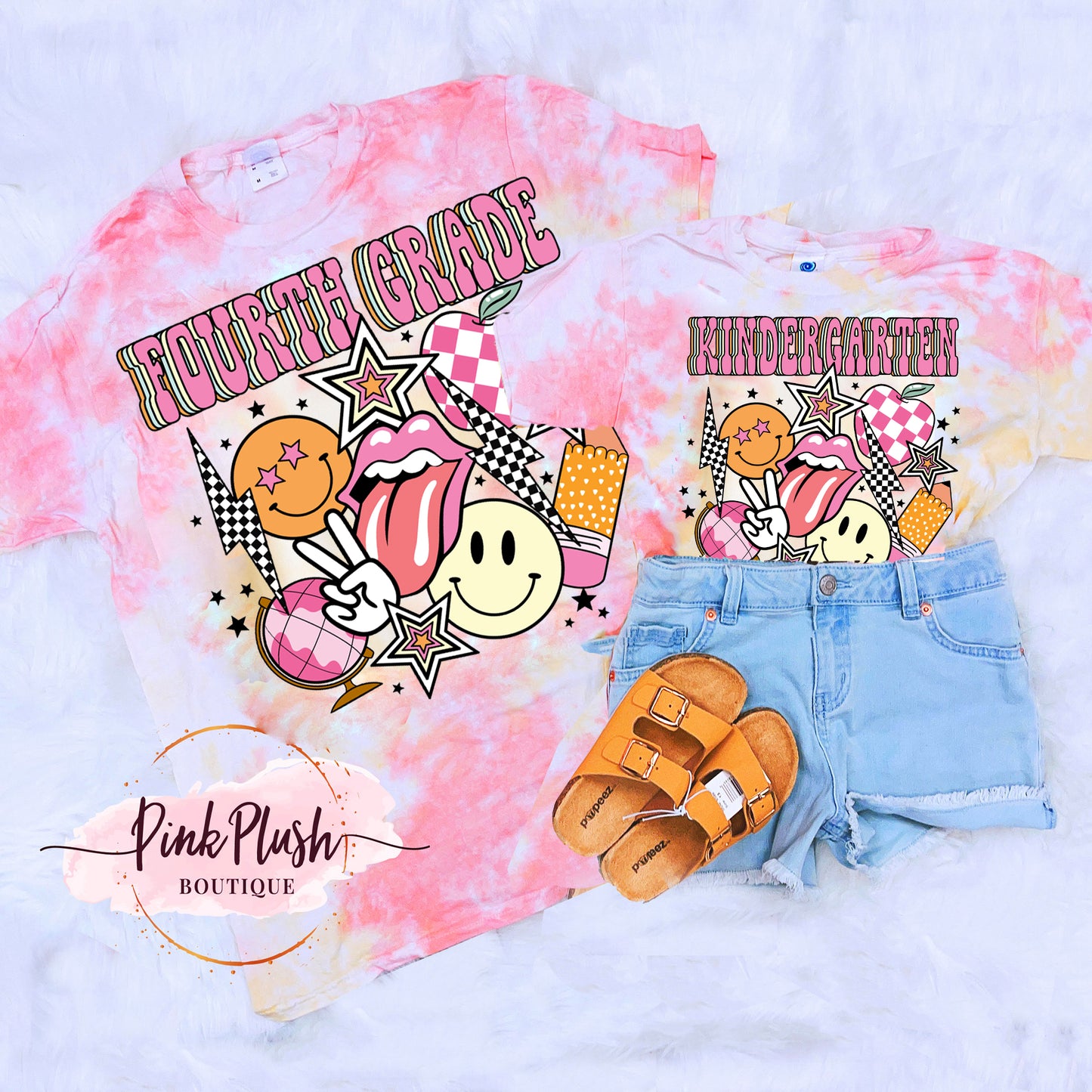 NEW! "Rockstar" Back to School Tshirt  (PREK-5th Grade) | Back to School Tees Pink Plush Boutique