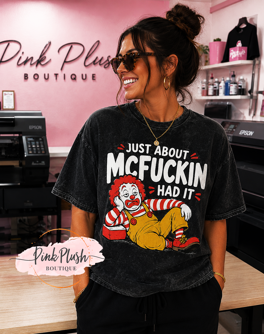 NEW! "Just About Had It!" Tshirt Runs Small - Size up for a looser fit