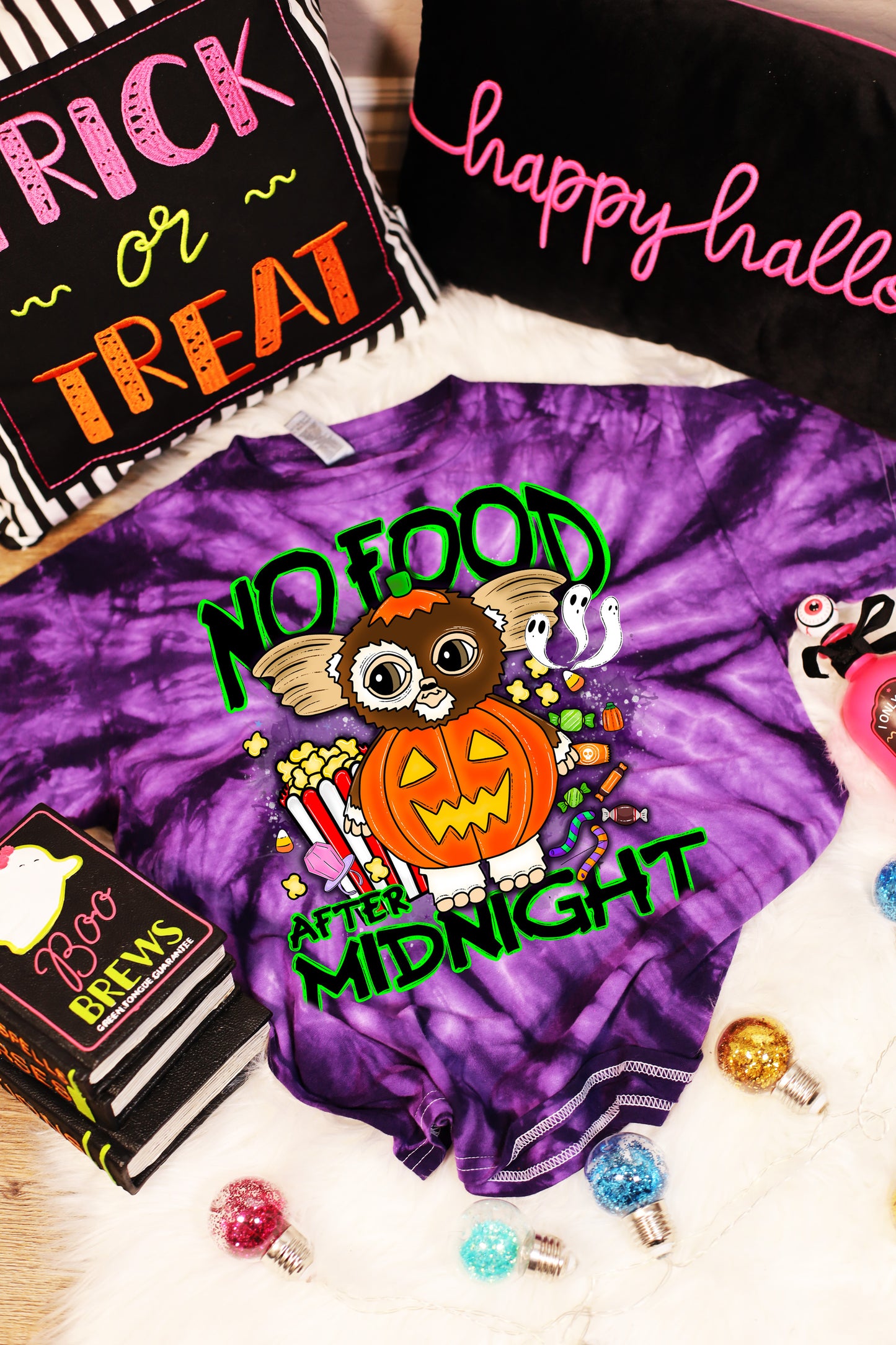 NEW! "No Food After Midnight" Halloween Tshirt Unisex Sizing