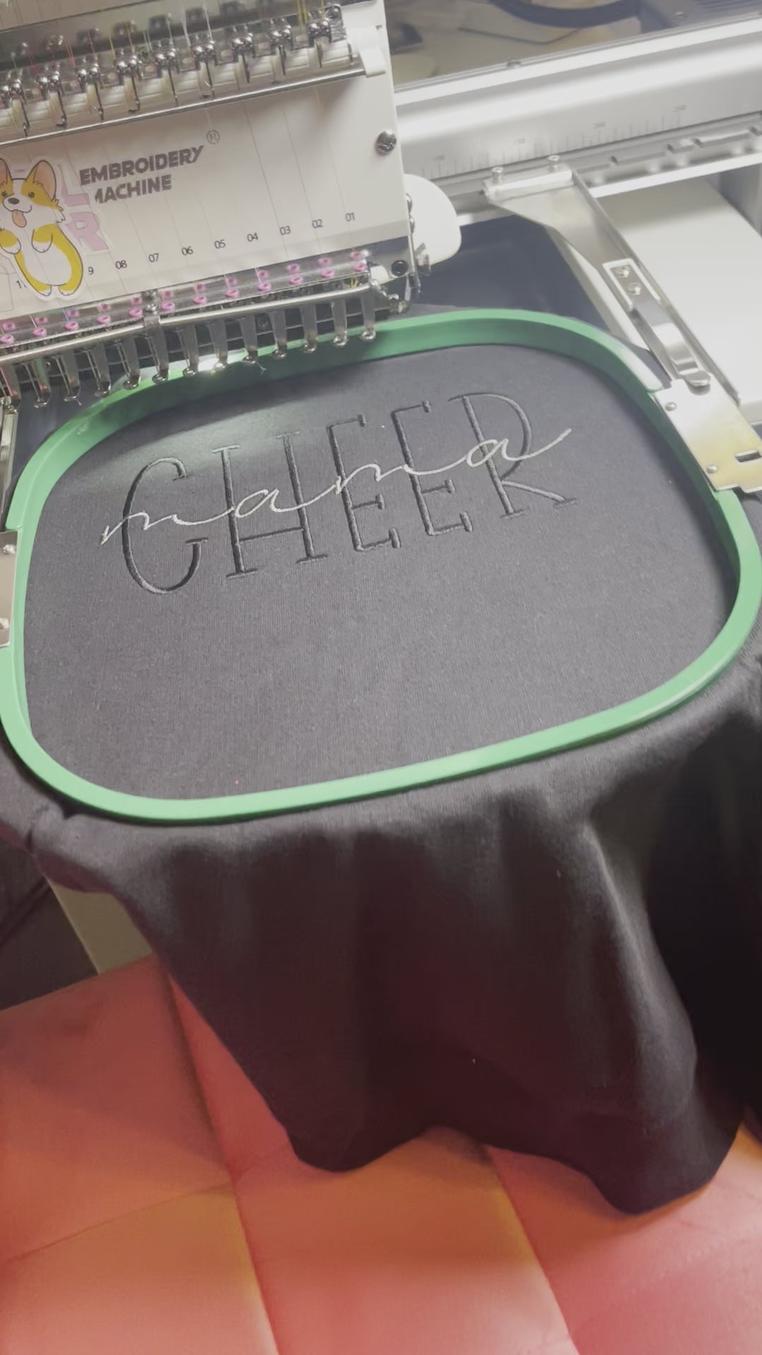 New! "Cheer Mama" Embroidered Sweatshirt